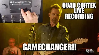 Quad Cortex - Game Changer for Live Recording - No more guitar spilling on to every mic in the mix!