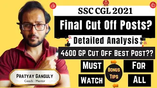 SSC CGL 2021 - Final Expected Cut offs and Posts - Made For SSC