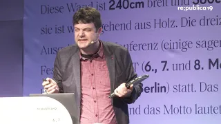 re:publica 2019 – Torsten Kleinz: Willkommen in der Adblocker-freien Zone