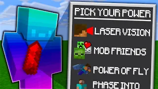 Minecraft Manhunt, But You Can Pick Your Super Power...