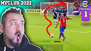 MAAAAYY CLUB BAŞLIYOR! ⚽ CARLOS 30 METRE FRİKİK ATTI! | PES 2022 (Efootball 222) RÜYA TAKIM #1