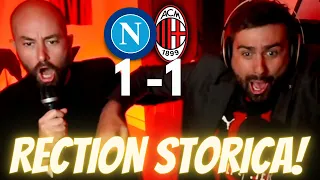 🔥 REACTION STORICA 🔥 SEMIFINALE!!! NAPOLI - MILAN: 1-1