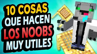 ✅ 10 Cosas de Noobs ÚTILES en Minecraft!! #6