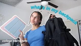 what’s in my COLLEGE backpack 2023! | first year pre-nursing student