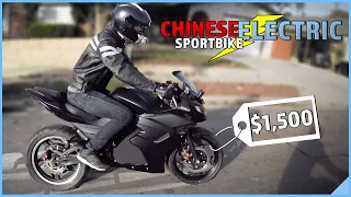 CHINESE ELECTRIC SPORTBIKE | What is the RANGE on ONE CHARGE?