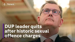 Jeffrey Donaldson resigns as DUP leader after historic sexual offence charges