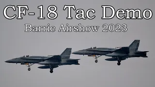 RCAF CF-18 Tactical Support Demo - Barrie Airshow - 2023-06-11.