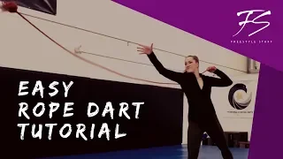 EASY ROPE DART TUTORIAL - Freestyle Staff - (Beginner Wrap) | Michelle C. Smith