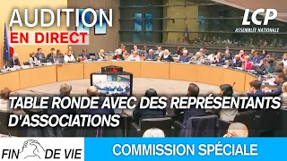 Fin de vie : Table ronde avec des représentants d'associations - 25/04/2024