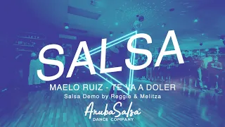 Te Va A Doler - Maelo Ruiz | Salsa demo by Reggie & Melitza