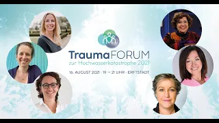 Aufzeichnung des Traumaforums zur Hochwasserkatastrophe 2021 vom 16. August 2021 aus Erftstadt