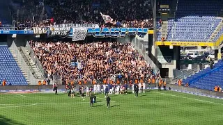 FC København fejrer 3-2 derby sejer på Brøndby Stadion 24.09.2023