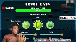 IShowSpeed Plays Geometry Dash (Full Video)