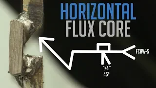 Horizontal Flux Core D1.1 Weld Test