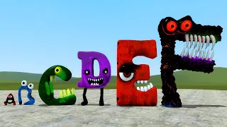 I PLAYING AS LITTLE TO BIG NIGHTMARE CURSED ALPHABET LORE in Garry's Mod