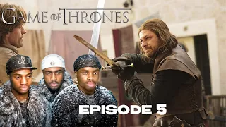NED STARK VS JAMIE LANISTER!! The Wolf and the Lion | GAME OF THRONES SEASON 1 EPISODE 5 REACTION