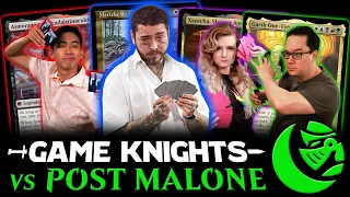 Post Malone Plays Magic The Gathering l Game Knights 45 l Commander Gameplay EDH