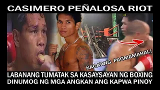 CASIMERO PIÑALOSA RIOT! DINUMOG NG MGA KAANAK ANG KAPWA PINOY DAHIL SA MADUMI KUNG LUMABAN