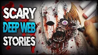 3 SCARY Stories About The DEEP WEB (Creepypasta + Drawing)