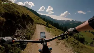 Home of Lässig | MTB Action  in Saalbach | Cube Stereo 150 TM
