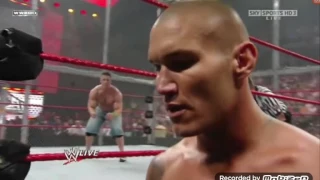 John cena V.S Randy Orton gauntlet match