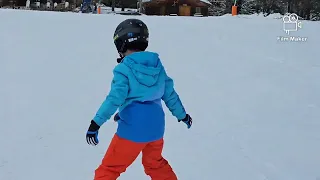 Skiing in Valfrejus April 2024
