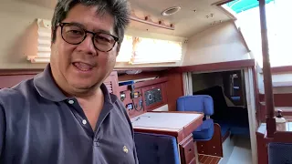 Tour Below Decks on Our Catalina 36