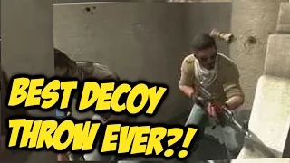 CS:GO - best decoy throw EVER?!