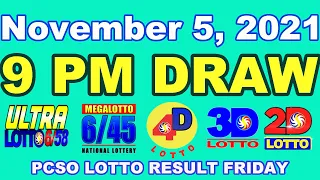 [SUMMARY] PCSO 9:00 PM Lotto Draw – November 5, 2021