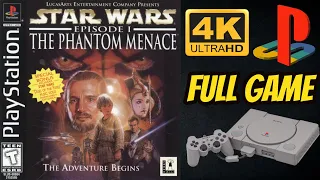 Star Wars: Episode I: The Phantom Menace | PS1 | 4K60ᶠᵖˢ UHD🔴 | Longplay Walkthrough Full Movie Game