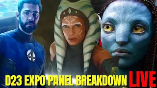 🔴 D23 Expo 2022 Panel Breakdown & Reactions Livestream | Marvel & Star Wars Announcements