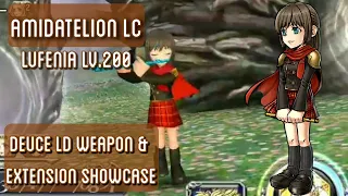 [#DFFOO] Amidatelion LC LUFENIA Lv.200 Deuce LD weapon & extension showcase