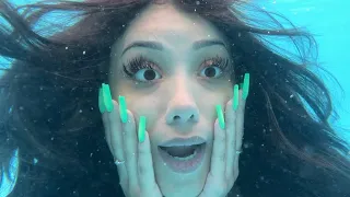 ASMR, but we’re underwater 🫧 I HELD MY BREATH THE WHOLE TIME 🫢 (water sounds)