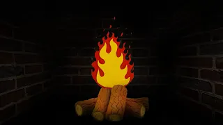 Fireplace 10 hours (fire stop motion animation) Full HD/ Камин 10 часов Full HD Анимация стоп моушен