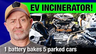 Sydney Airport EV fire: 1 battery just incinerated 5 parked cars | Auto Expert John Cadogan