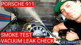How To Perform Smoke Test On Porsche 911 To Check For Vacuum Leaks