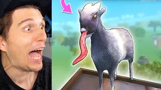 Paluten REAGIERT auf MrLuchs programmiert den Goat Simulator!