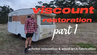 Viscount Caravan restoration part 1