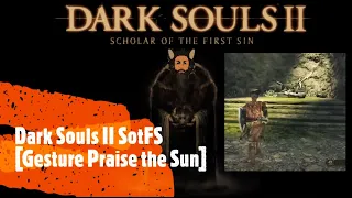 Dark Souls II SotFS [Gesture Praise the Sun]