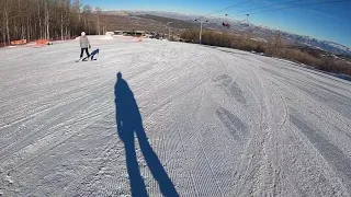 Snowboarding Powderhorn Ski Resort Colorado January 15 2022