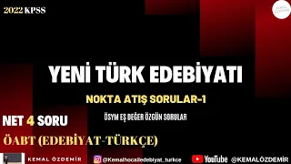 Yeni Türk Edebiyatı Sorularla Genel Tekrar-1