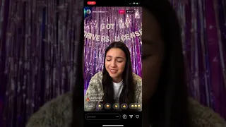 Olivia Rodrigo Release Day Instagram Live 1/8