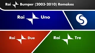 Rai Uno/Due/Tre bumper/logo (2003-2010) remakes