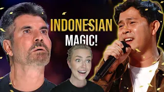 NORWEGIAN REACTION ON CAKRA KHAN (INDONESIA) - AMERICA'S GOT TALENT  (BEAUTIFUL VOICE & SOUL)