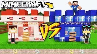 ZAMEK YOUTUBE VS ZAMEK FACEBOOK W MINECRAFT!