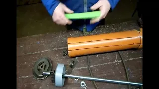перо съёмная машина из канализационной трубы