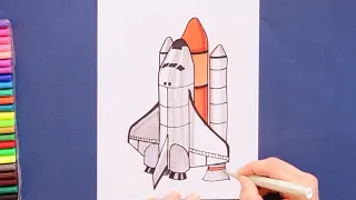 How to draw a Space Shuttle