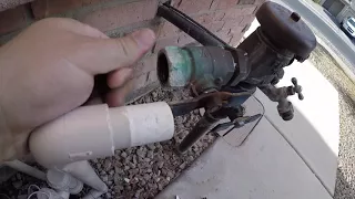 How to undo a glued PVC fitting