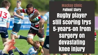 Five years on - rugby player who made fastest recovery from horror knee injury #multiligamentinjury