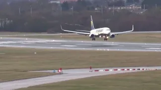 Ryanair Hard landing Birmingham